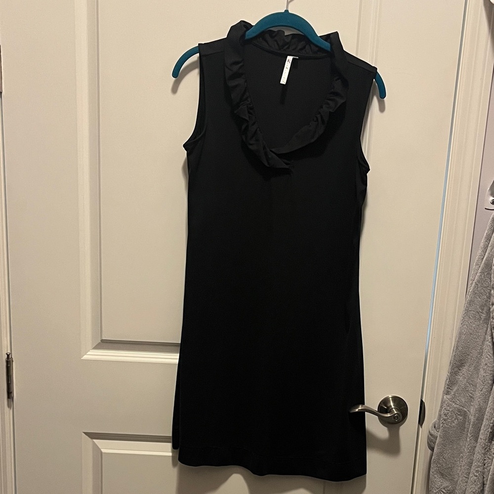 Lulu-B Black Ruffled Mini Dress